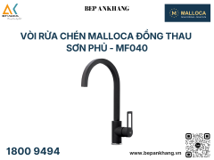 Vòi rửa chén Malloca đồng thau sơn phủ - MF040